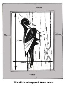 Frame and mount